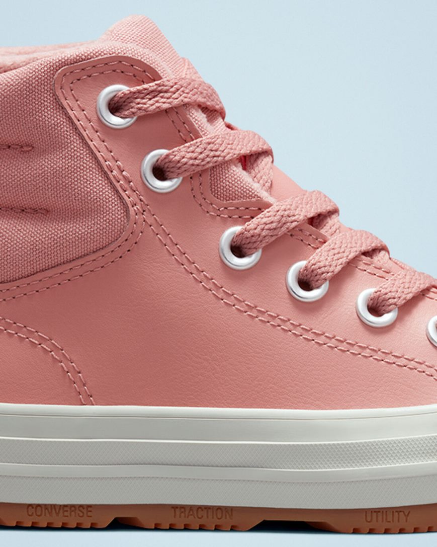 Tenis Converse Couro Chuck Taylor All Star Berkshire Boot Color Cano Alto Menina Rosa | PT M0103P4